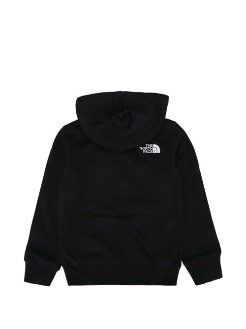 Felpa bambino The North Face nera con cappuccio NORTH FACE | NF0A8GR8JK3